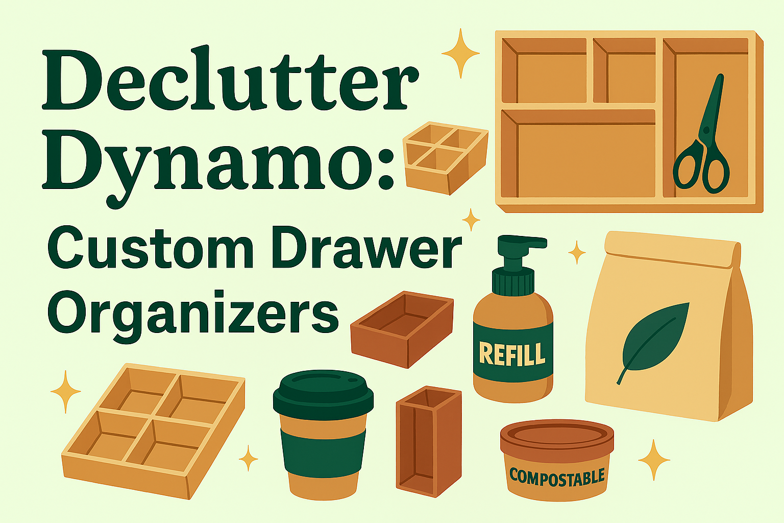 Fantastic ideas for declutter your drawers and organise them perfectly