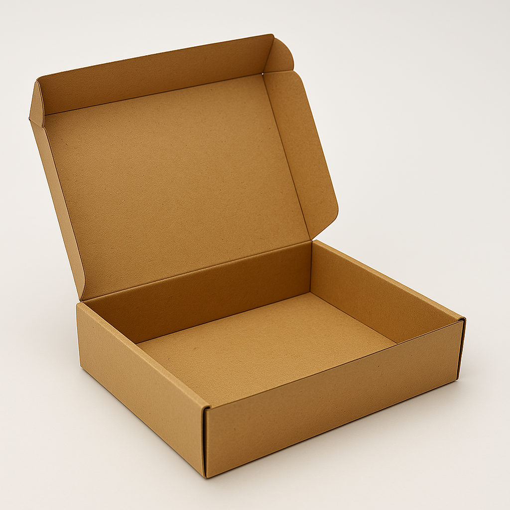 Eco Packaging Flat Boxes - (12 x 10.5 x 2) Inches