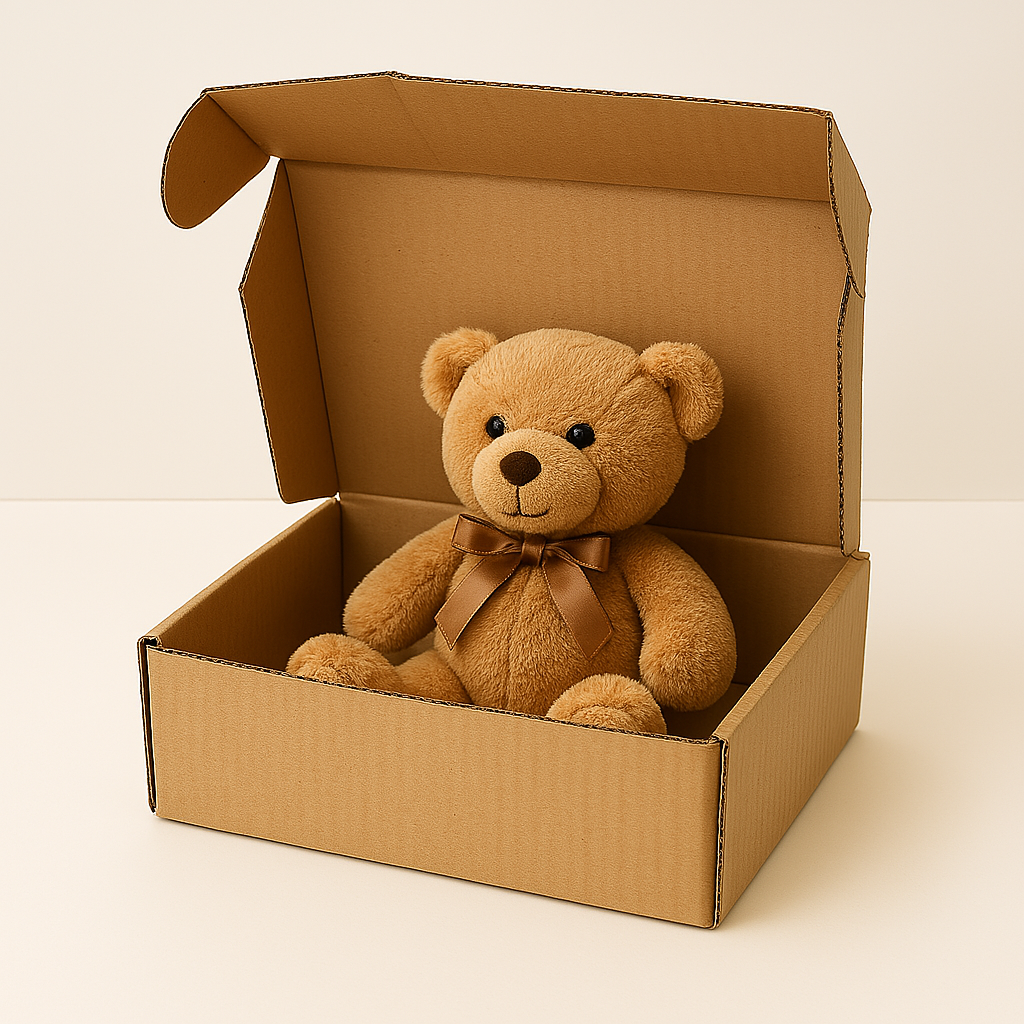 Medium shipping box corrugated (Plain)